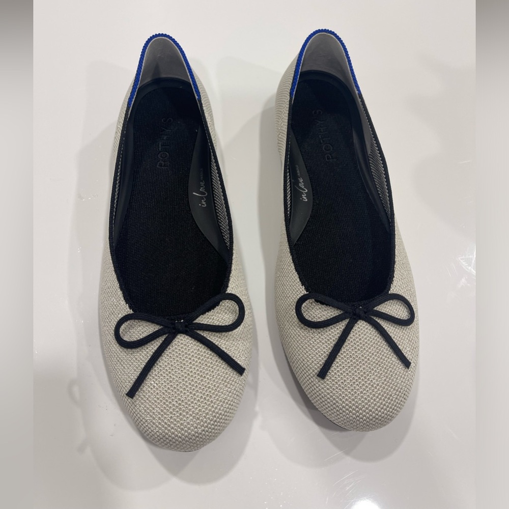Rothy’s - The Ballet Flat (Diamond Metallic color)